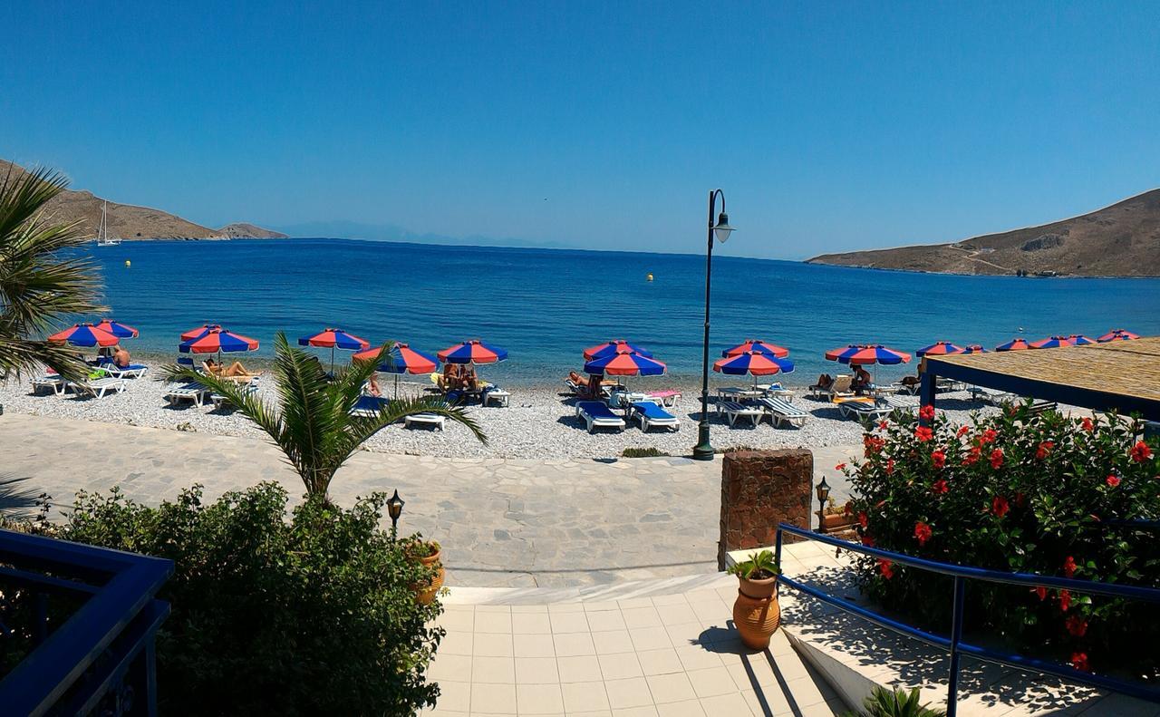 Hotel Eleni Beach Livadia  Екстериор снимка